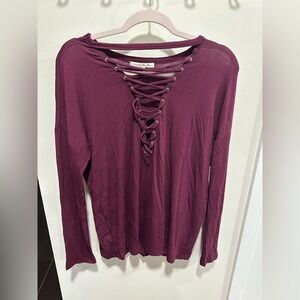 Long sleeve lightweight top
